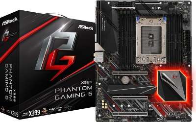 Материнская плата ATX LGATR4 ASRock X399 Phantom Gaming 6