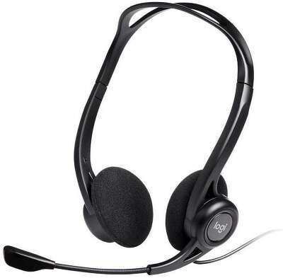 Гарнитура проводная LOGITECH PC Headset 960 USB OEM (USB, кабель 2,4м) (981-000100)