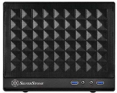 Корпус SilverStone SG13, черный, Mini-ITX, Без БП (SST-SG13B)