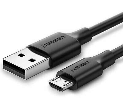 Кабель UGREEN US289 (60138) USB 2.0 A to Micro USB Cable Nickel Plating. Длина: 2м. Цвет: черный