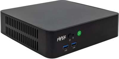 Компьютер Неттоп Hiper AS8 i3 10105 3.7 ГГц/8/256 SSD/WF/BT/W10Pro,черный