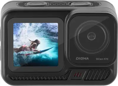 Экшн-камера Digma DiCam 970 1xCMOS 12Mpix черный