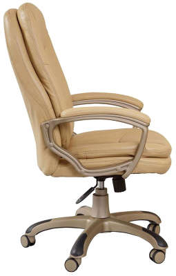 Кресло руководителя Бюрократ CH-868YAXSN/Beige бежевый искусственная кожа (пластик золото)