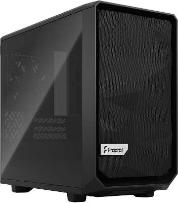 Корпус Fractal Design Meshify 2 Nano Black TG Dark Tint, черный, Mini-ITX, Без БП (FD-C-MES2N-01)