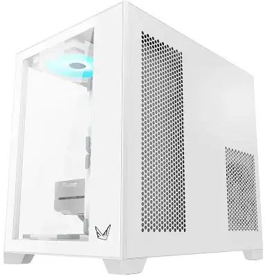 Корпус Formula Crystal Z5 TG белый без БП mATX 11x120mm 2xUSB2.0 1xUSB3.0 audio bott PSU
