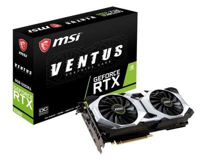 Видеокарта MSI nVidia GeForce RTX 2080 VENTUS OC 8Gb GDDR6 PCI-E HDMI, 3DP