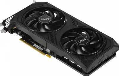 Видеокарта Palit PCI-E 4.0 PA-RTX4060 DUAL OC NVIDIA GeForce RTX 4060 8Gb 128bit GDDR6 1830/17000 HDMIx1 DPx3 HDCP Ret