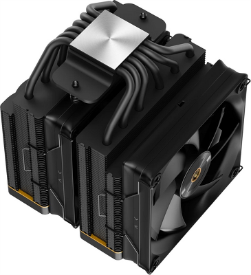 Кулер для процессора Ocypus Iota A62 BK, 2x120mm FAN, Display Panel, 6 HEAT PIPES, 4-PIN PWM, 500-2000 RPM, 29DBA, FDB, LGA115X/1200/1700/18XX, AM4/AM5