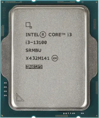 Процессор Intel Core i3 13100 Soc-1700 (CM8071505092202 SRMBU) (3.4GHz/Intel UHD Graphics 730) OEM
