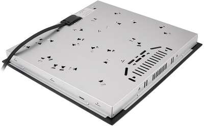 Электрическая варочная панель EVELUX, 4 конфорки, мощность конфорок 1200,1200,1800,1800 Вт, сенсорное управление, индикация остаточного тепла, защитное отключение, таймер, автоматическое отключение, HiLight, 9 уровней мощности, цвет черный