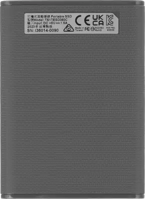 Накопитель SSD Transcend USB-C 1TB TS1TESD360C серый