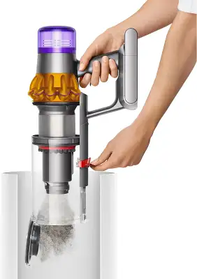 Пылесос Dyson V15 Detect Absolute (SV47) 660Вт желтый/никель