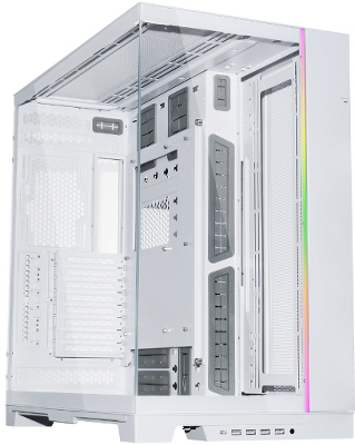 Корпус LIAN LI O11 Dynamic EVO XL White, Large Case: EATX(under 280mm)/ATX/MICRO-ATX/MINI-ITX, 4xUSB 3.0, 1xUSB Type-C, 1xAudio, Included Fans: none