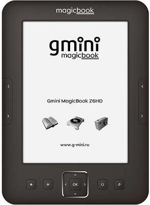 Электронная книга 6" Gmini MagicBook Z6HD, черная (ТОВАР УЦЕНЁН)