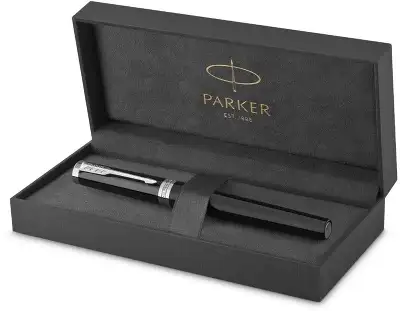 Ручка перьев. Parker Ingenuity Core F570 (2181994) Black СT F сталь нержавеющая подар.кор.