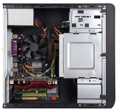 Корпус 3Cott S10 I, черный, mATX, 400W (8802018012462)