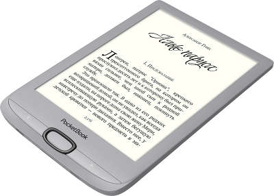 Электронная книга 6" PocketBook 616, серебристая