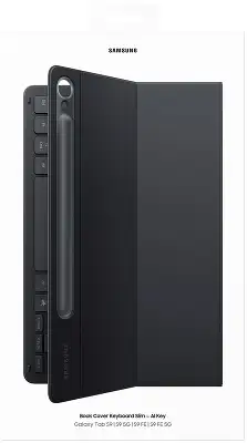 Чехол-клавиатура Samsung для Samsung Galaxy Tab S10 FE EF-DX720UBRGRU поликарбонат/полиуретан черный