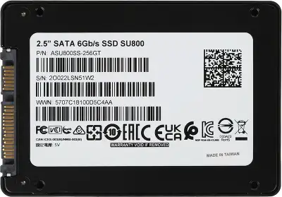 Накопитель SSD A-Data SATA-III 256GB ASU800SS-256GT-C SU800 2.5