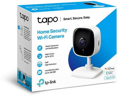 Камера видеонаблюдения IP TP-Link Tapo C110 Wi-Fi 3.3-3.3мм цв. корп.:белый
