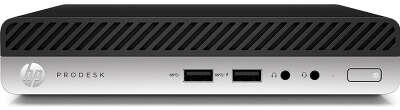 Неттоп HP ProDesk 400 G5 Mini i5-9500T/8/256 SSD/Kb+Mouse/W10Pro,черный/серебристый (7EM44EA)
