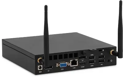 Неттоп IRU 310H6ITF i3 12100T (2.2) 8Gb SSD256Gb UHDG 730 без ОС GbitEth BT черный (1975180)