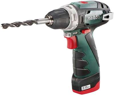 Metabo PowerMaxx BS Безударная дрель-шуруповерт [600080500] { 10.8В 2х2.0,LC40,патр.,кейс, вес 0.8 кг }