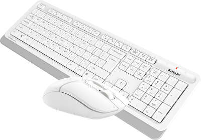 Комплект клавиатура+мышь беспроводной A4TECH FG1012 white (USB, 1200dpi) (FG1012 WHITE)