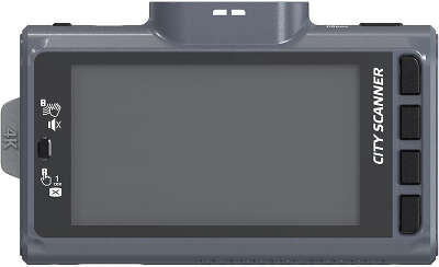 Видеорегистратор Silverstone F1 CityScanner 4K Wi-Fi черный 2Mpix 2160x3840 2160p 140гр. GPS AIT 8629