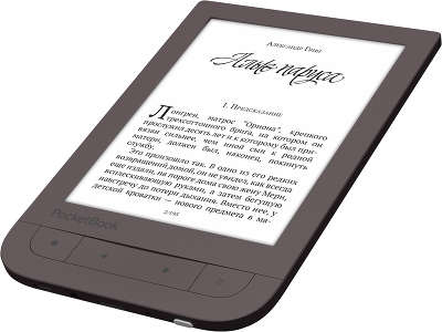 Электронная книга 6" PocketBook 631 Plus, WiFi, тёмно-коричневая