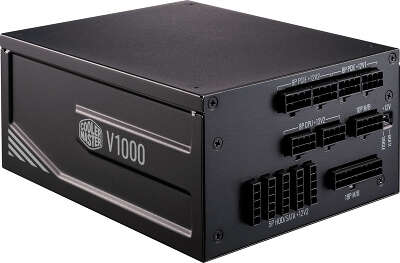 Блок питания 1кВт ATX CoolerMaster V1000, 135 мм, 80 Plus Platinum