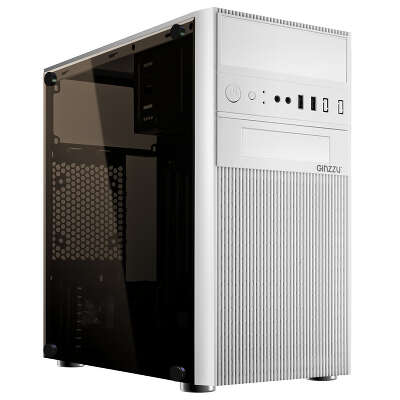 Корпус Ginzzu D290 Window Белый, без БП