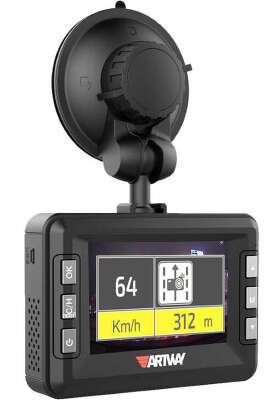 Видеорегистратор с радар-детектором Artway MD-109 GPS черный