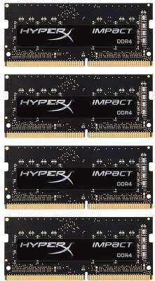 Набор памяти DDR4 SODIMM 4x8Gb DDRDDR2400 Kingston HyperX Impact (HX424S15IB2K4/32)