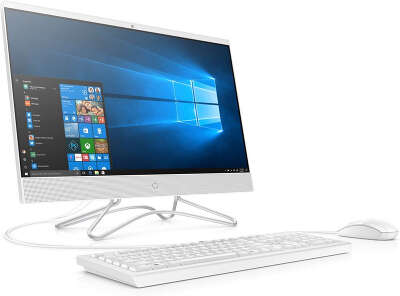 Моноблок HP" 24-f1001ur R 3 3200U/4/1000/128 SSD/R Vega 3/WF/BT/Cam/Kb+Mouse/W10,белый