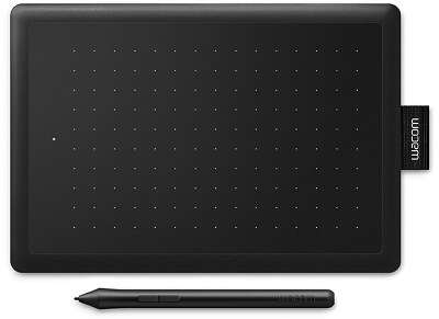Графический планшет Wacom One by Small USB черный/красный