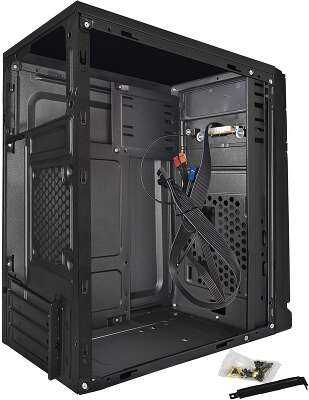 Корпус ExeGate BAA-106, черный, mATX, 350W (EX283057RUS)