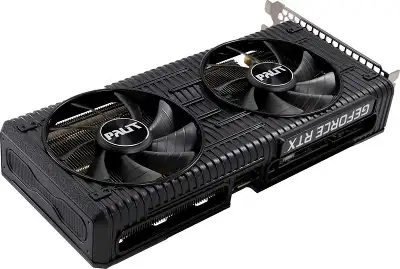 Видеокарта Palit PCI-E 4.0 PA-RTX3060 DUAL OC 12G NVIDIA GeForce RTX 3060 12Gb 192bit GDDR6 1320/15000 HDMIx1 DPx3 HDCP Ret