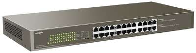 TENDA TEG1124P-24-250W Коммутатор в стойку 24-Ports 10/100/1000 Base-T 24-Ports PoE(PoE бюджет 225W)