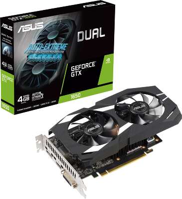 Видеокарта ASUS NVIDIA nVidia GeForce GTX 1650 Dual 4Gb DDR6 PCI-E DVI, HDMI, DP