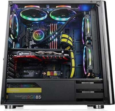 Корпус Thermaltake V200 Tempered Glass Edition, черный, ATX, Без БП (CA-1K8-00M1WN-00)
