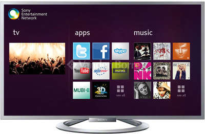 ЖК телевизор Sony 55"/139см KDL-55W807A 3D LED серебристый