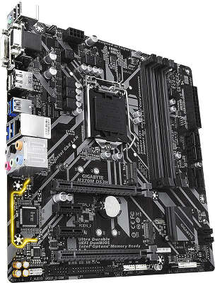 Материнская плата microATX LGA1151 GIGABYTE H370M DS3H