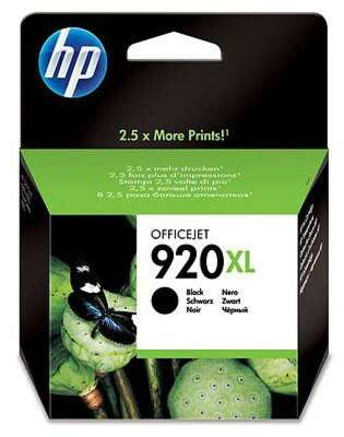 Картридж HP 920XL струйный черный увеличенной емкости (1200 стр)