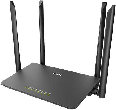 D-Link DIR-820/RU/A1A Беспроводной двухдиапазонный маршрутизатор AC1200 Wave 2 с поддержкой MU-MIMO