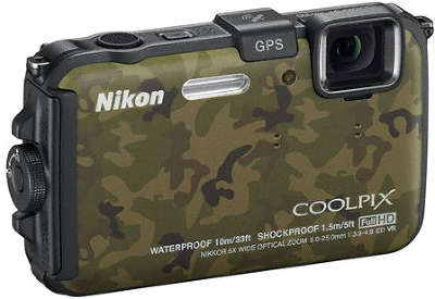 Цифровая фотокамера Nikon COOLPIX AW100 камуфляж