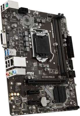 Материнская плата microATX LGA1151v2 MSI H310M PRO-D
