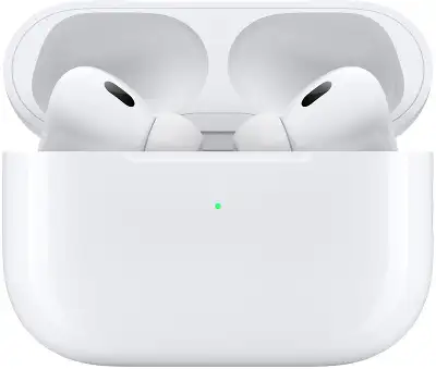 Гарнитура внутриканальные Apple AirPods Pro 2 2023 A3047/A3048/A2968 белый беспроводные bluetooth в ушной раковине (MTJV3HN/A)