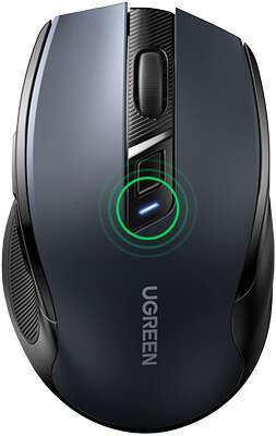 Беспроводная мышь UGREEN MU006 (15063) Ergonomic Wireless Mouse 4000DPI 2.4 GHz, цвет: черный