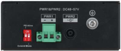 DAHUA DH-PFS3110-8ET-96 8-портовый неуправляемый коммутатор с PoE, уличное исполнение, 8xRJ45 100Mb PoE, 1xRJ45 1Gb + 1xSFP 1Gb uplink, суммарно 96Вт, коммутация 7.6 Гбит/с, MAC-таблица 8К